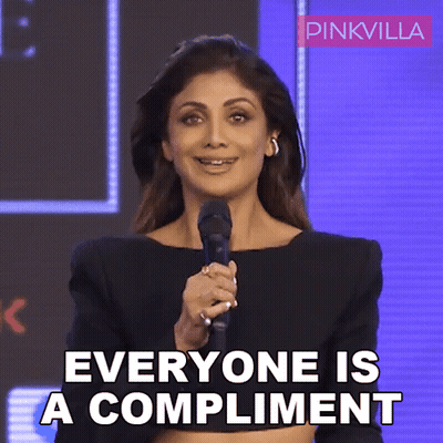 Woman Speaking Into Microphone Everyone Is A Compliment GIF