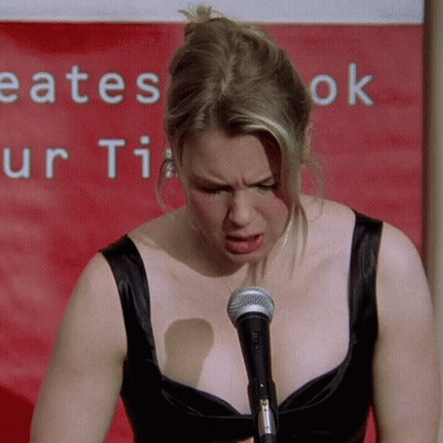 Woman Speaking Into Microphone Sign Eates Your Ti GIF
