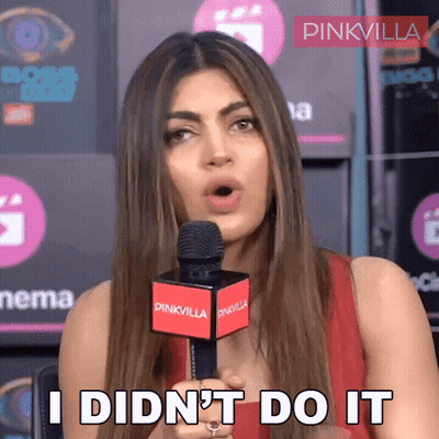 Woman Speaking Into Pinkvilla Microphone GIF