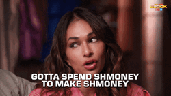 Woman Spend Money To Make Money GIF