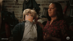 Woman Stabbing A Doll GIF