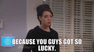 Woman Standing At Window Because You Guys Got So Lucky GIF