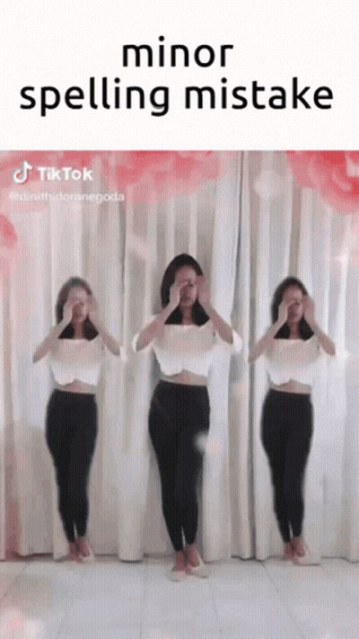 Woman Standing In Front Of Curtain GIF