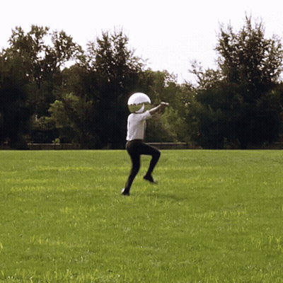 Woman Standing In Front Of Lightning Bolt Saying Power Hour In 10 Min GIF