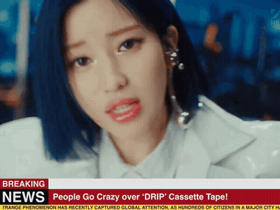 Woman Standing In Front Of Poster Saying Nothing For Me, Sir GIF