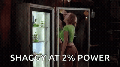 Woman Standing In Front Of Refrigerator GIF