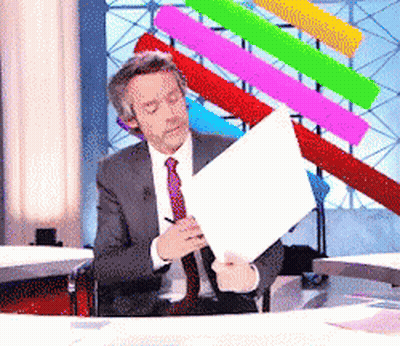 Woman Standing In Front Of Screen Saying Entrevista GIF