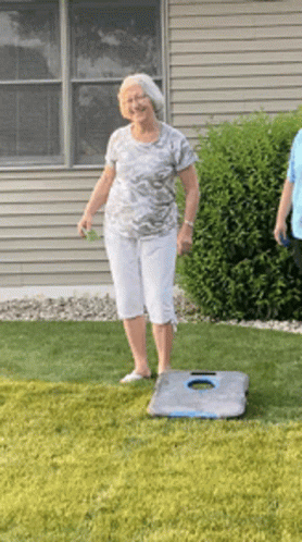 Woman Standing Next To Man Says Watch Me GIF