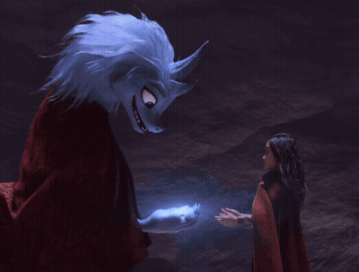 Woman Standing Next To Unicorn GIF