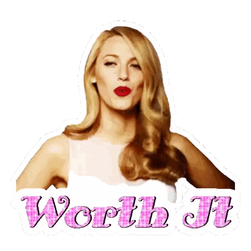 Woman Sticker Worth It Sticker