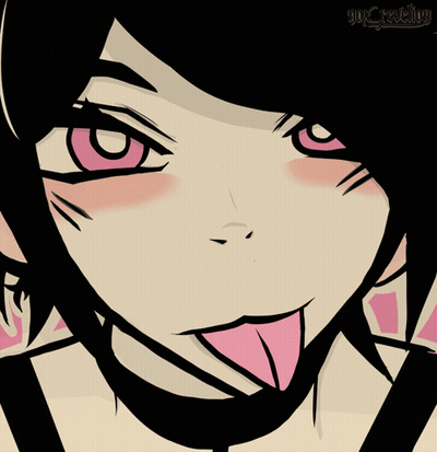Woman Sticking Out Pink Tongue GIF