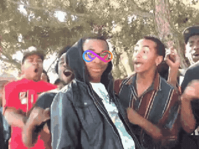 Woman Striped Suit That's A Giant Red Flag GIF
