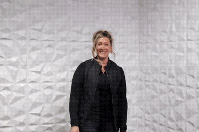 Woman Surrounded By Confetti Saying It's Closing Time GIF