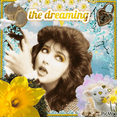 Woman Surrounded By Flowers The Dreaming GIF