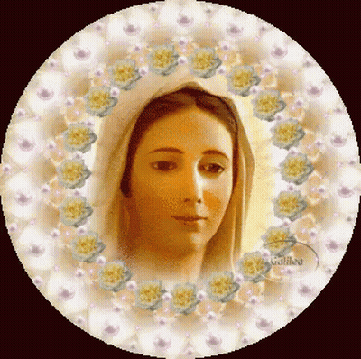 Woman Surrounded By Pearls And Flowers Golden GIF