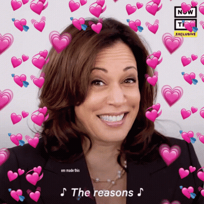 Woman Surrounded By Pink Hearts The Reasons GIF