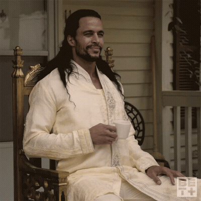Woman Surrounded By Words Newness GIF