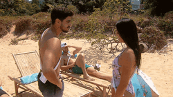 Woman Swerve As Man Got Near Her GIF