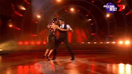 Woman Swerve While Dancing Chacha GIF