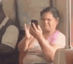 Woman Swiping Madly Swiper No Swiping GIF