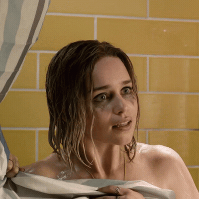 Woman Taking Bath With Ring GIF