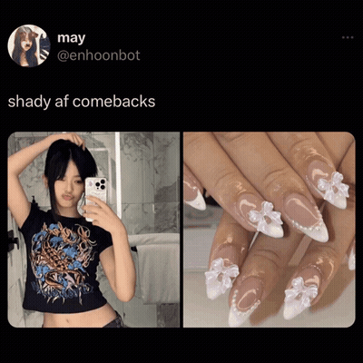Woman Taking Selfie And Nails GIF