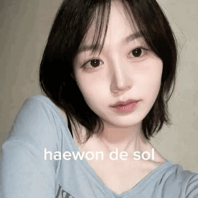 Woman Taking Selfie With Caption GIF