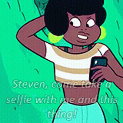 Woman Taking Selfie With Cell Phone GIF
