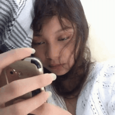 Woman Taking Selfie With Cell Phone GIF