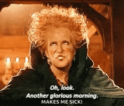Woman Talking About Another Glorious Morning GIF
