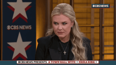 Woman Talking About Town Hall GIF