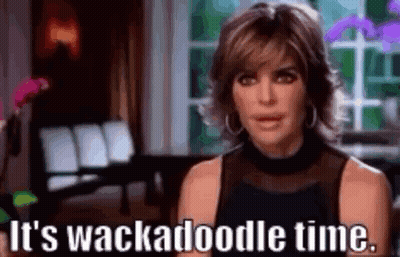 Woman Talking About Wackadoodle Time GIF