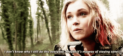 Woman Talking Into Microphone GIF