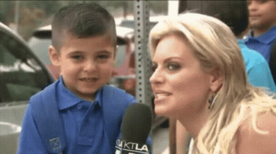 Woman Talking Into Microphone Saying Oktla GIF