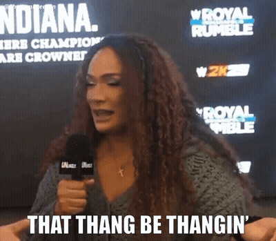 Woman Talking Into Microphone GIF
