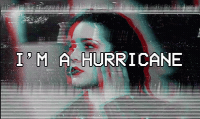 Woman Talking On Cell Phone I'm A Hurricane GIF