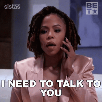 Woman Talking On Cell Phone I Need To Talk To You GIF