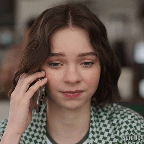 Woman Talking On Cell Phone Netflix GIF