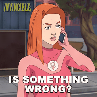 Woman Talking On Cell Phone Saying Is Something Wrong GIF
