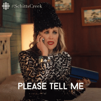 Woman Talking On Cell Phone Saying Please Tell Me GIF