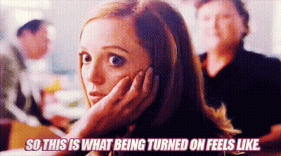 Woman Talking On Cell Phone So This Is What Being Turned On Feels Like GIF