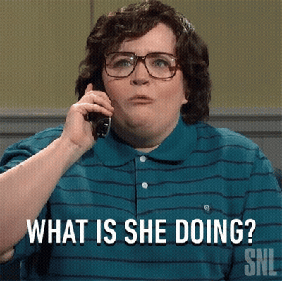 Woman Talking On Cell Phone GIF