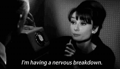 Woman Talking On Phone I'm Having A Nervous Breakdown GIF