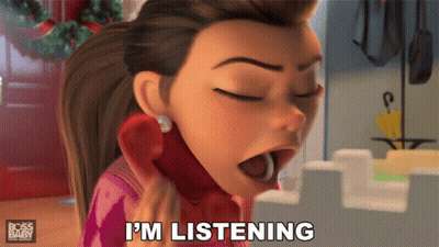 Woman Talking On Phone Listening GIF