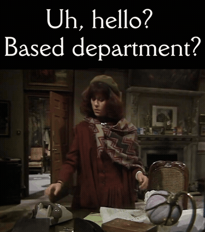 Woman Talking On Phone Uh Hello Based Department GIF