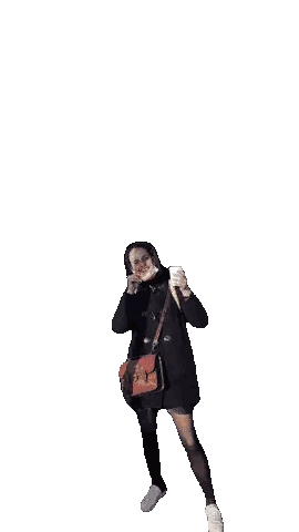 Woman Talking On Phone With Star Sticker