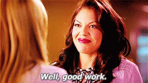 Woman Talking To Another Says Well Good Work GIF