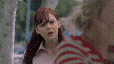 Woman Talking To Another Woman Saying Hey Where's That Cranberry Booster GIF