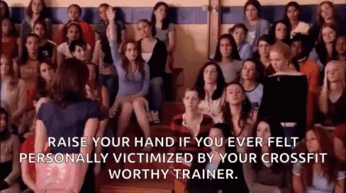 Woman Talking To Crowd GIF