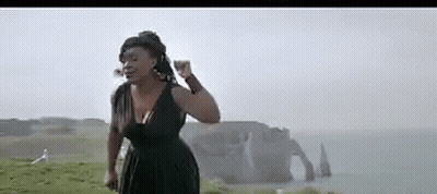 Woman Talking To Herself In Mirror GIF